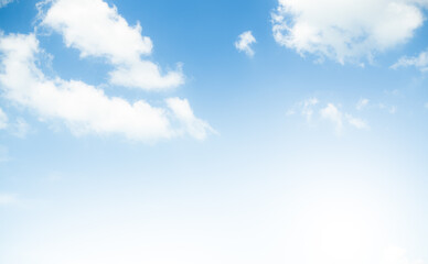Sky Blue Cloud Background Cloudy Summer Clear Light White Sun Beauty Texture Horizon Day Spring  Air Summer Sunny Cloudy Winter Bright Nature Imange View Skyline Gradient Abstract Sunshine Wallpaper.