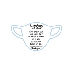 Care Card Instruction,Washing Instructions Mask SVG, Care Instructions SVG, Care Instructions, Care Instructions Svg Design