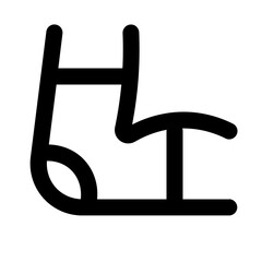 Elbow Pad Line UI Icons