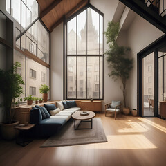 Fototapeta premium modern living room