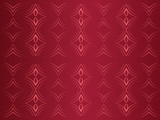 Fototapeta na wymiar Red background with abstract stripes pattern. Modern cover design with gradient red color.