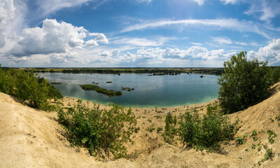 View of Bornitskiy sandpit