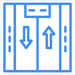 Vector Design Elevator Icon Style