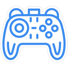 Vector Design Game Controller Icon Style