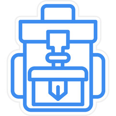 Vector Design Backpack Icon Style