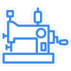 Vector Design Sewing Machine Icon Style