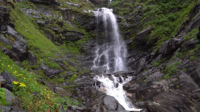 waterfall near Yamunotri Dham Uttarakhand India 