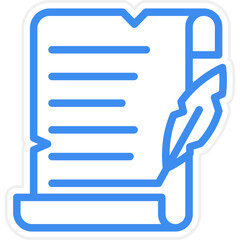 Vector Design Parchment Icon Style