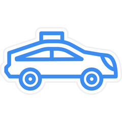 Vector Design Taxi Icon Style