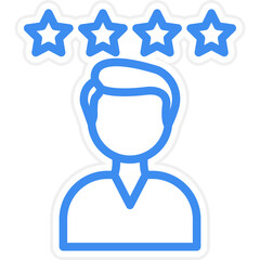 Vector Design Customer Satisfaction Icon Style
