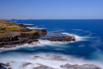 Cape Woolamai is a town and headland at the south eastern tip of Phillip Island in Victoria, Australia. It is home to Cape Woolamai State Faunal Reserve and the Phillip Island Airport
