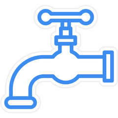 Vector Design Faucet Icon Style