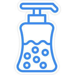 Vector Design Soap Bottle Icon Style