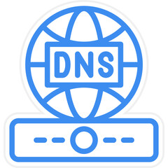 Vector Design DNS Icon Style