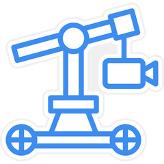 Vector Design Camera Crane Icon Style