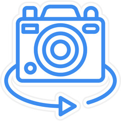 Vector Design Front Camera Icon Style