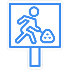 Vector Design Roadworks Icon Style