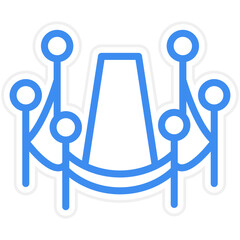 Vector Design Red Carpet Icon Style