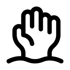 Obraz premium Help Line UI Icons