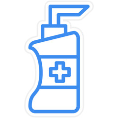 Fototapeta premium Vector Design Antiseptic Icon Style