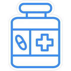 Vector Design Antibiotic Icon Style