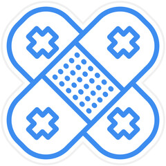 Obraz premium Vector Design Bandage Icon Style