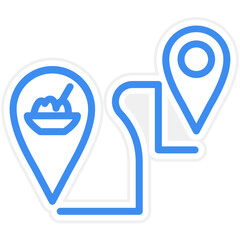 Vector Design Tracking Icon Style
