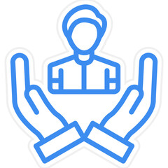 Vector Design Humanitarian Icon Style