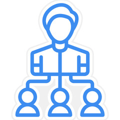 Vector Design Teamwork Icon Style