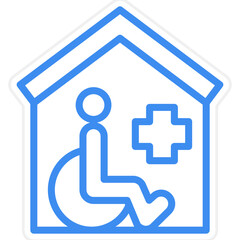 Vector Design Hospice Icon Style