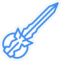 Vector Design Swords Icon Style