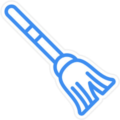 Vector Design Broom Icon Style