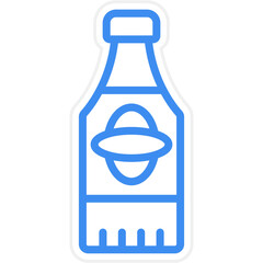 Vector Design Bottle Icon Style