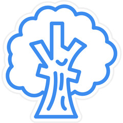 Vector Design Dry Tree Icon Style