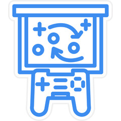Vector Design Game Strategy Icon Style