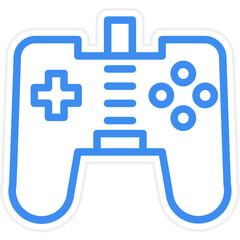 Vector Design Gamepad Icon Style