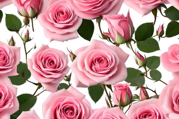 pink roses background