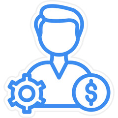 Vector Design Employer Icon Style