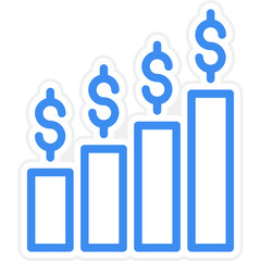 Vector Design Economic Indicator Icon Style