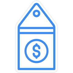 Vector Design Pricing Icon Style