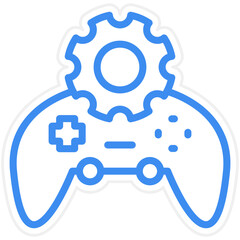 Vector Design Automation Icon Style