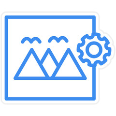 Vector Design Project Image Icon Style