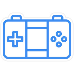Vector Design Console Game Icon Style