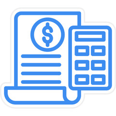 Vector Design Estimate Icon Style