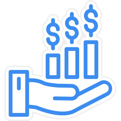 Vector Design Fair Market Value Icon Style