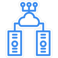 Vector Design Big Data Icon Style