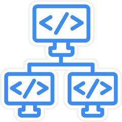 Vector Design Lan Icon Style