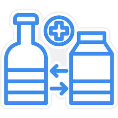 Vector Design Cross Merchandising Icon Style