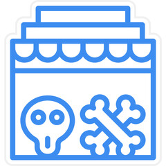 Vector Design Dead Stock Icon Style