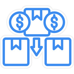 Vector Design Loss Leader Icon Style